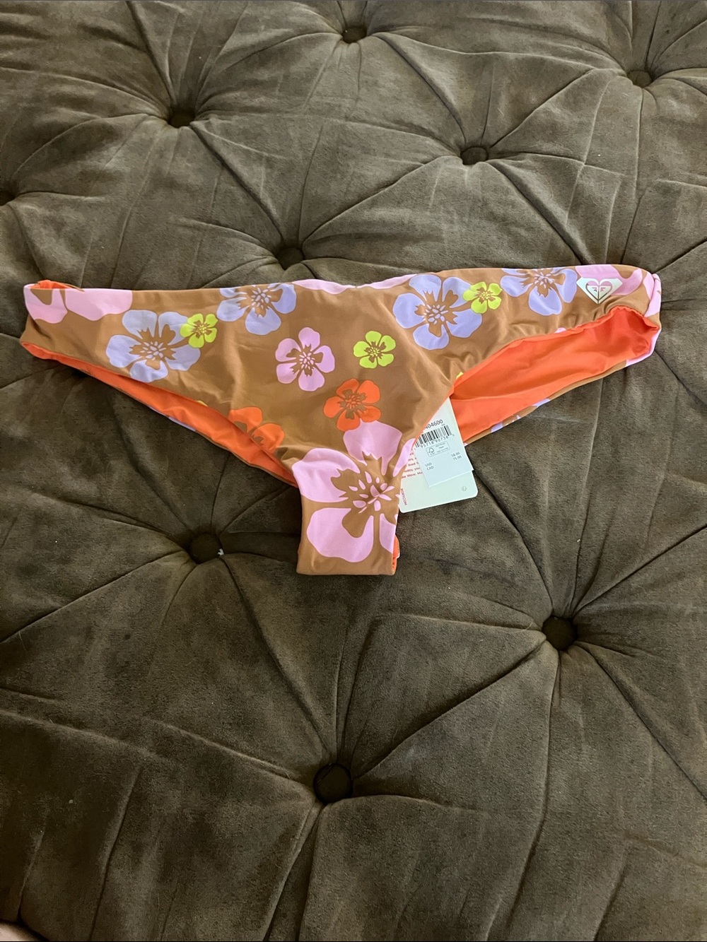 ROXY SURF KIND KATE CHEEKY BOTTOM REVERSIBLE XL NWT